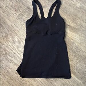 Lululemon Black Women's Racerback Tank Top size 2